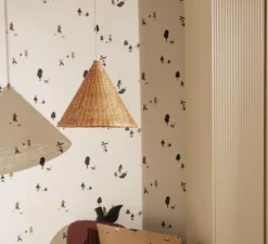 Abat-jour, Dou, naturel, Ø45cm, H37cm - Ferm Living