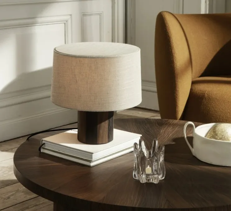 Abat-jour, Eclipse Short, sable, Ø33cm, H18,5cm - Ferm Living