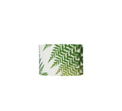 Abat-jour, Fern leaves graphic, vert, Ø17,5cm, H12cm - Ebb and Flow