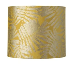 Abat-jour, Fern leaves wild, jaune, Ø35cm, H30cm - Ebb and Flow