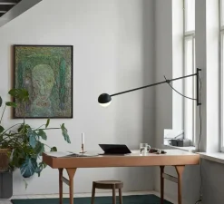 Applique à bras, Balancer, noir mat, H46,5cm, L102 à 158cm - Northern Lighting