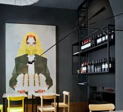 Applique à bras, orientable, 265, noir, L280cm, H35cm - Flos