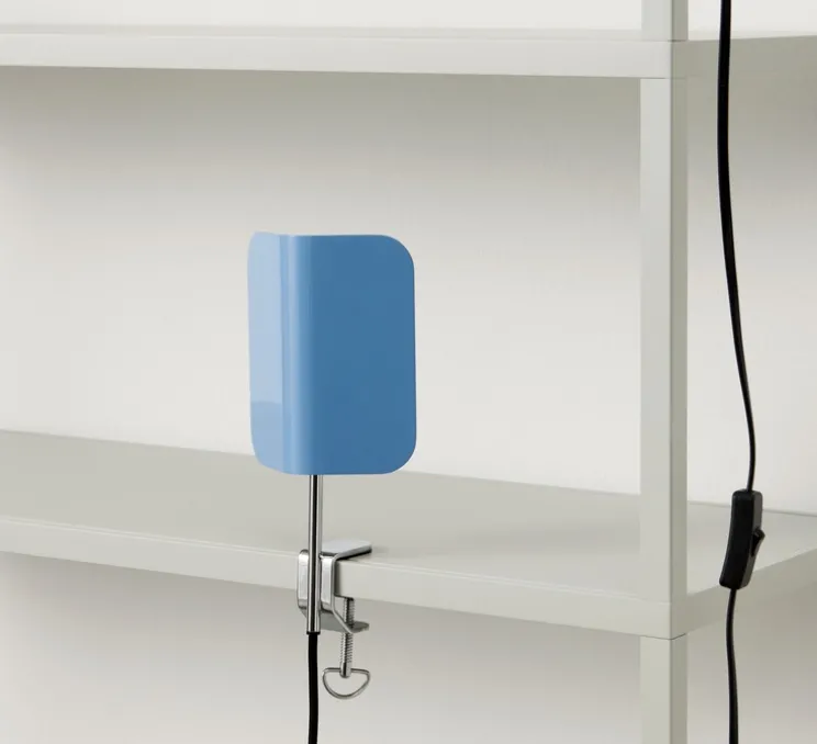 Applique à pince, Apex Clip, bleu pastel, L14cm, H27,5cm - HAY