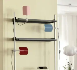 Applique à pince, Apex Clip, rouge, L14cm, H27,5cm - HAY