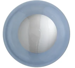Applique - Plafonnier, Horizon 29, Bleu profond, argent, Ø29cm, H20,5cm - Ebb and Flow