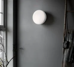 Applique , Plafonnier, Over Me, IP54, blanc, Ø30cm, H14cm - Northern