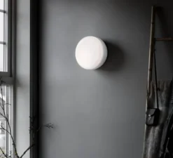 Applique , Plafonnier, Over Me, IP44, blanc, Ø40cm, H14cm - Northern