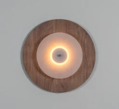 Applique, Aeroplan Bois, LED, 3000K, 1400 lm, Ø47cm, H6.5cm - Loftlight