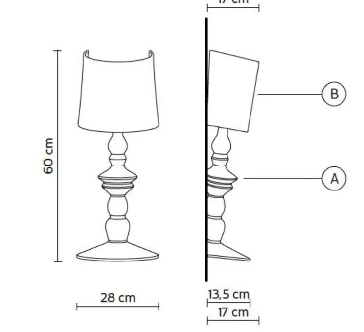 Applique, Ali e Baba, céramique et lin blanc, H60cm, L28cm, P17cm - Karman