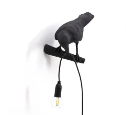 Applique, Bird Lamp Looking Left Indoor, noir, L32,8cm, H14,5cm - Seletti