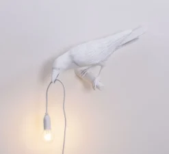 Applique, Bird Lamp Looking Left Indoor, blanc, L32,8cm, H14,5cm - Seletti