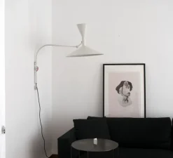 Applique, De Marseille, Le corbusier, blanc, L166cm, H80cm, Ø50cm - Nemo lighting