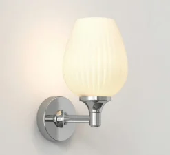 Applique de salle de bain, Liberty, chrome poli, IP44, L12,4cm, H23,5cm - Astro