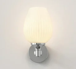 Applique de salle de bain, Liberty, chrome poli, IP44, L12,4cm, H23,5cm - Astro