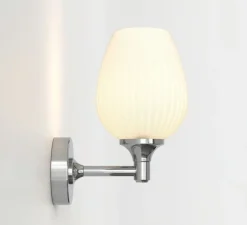 Applique de salle de bain, Liberty, chrome poli, IP44, L12,4cm, H23,5cm - Astro