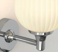 Applique de salle de bain, Liberty, chrome poli, IP44, L12,4cm, H23,5cm - Astro