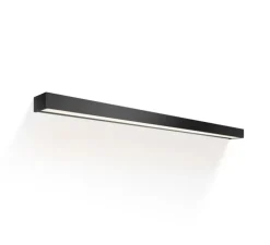 Applique de salle de bain, Box 120 N, noir mat, IP44, LED, dim, 2700K, 10608 lm, L120cm, H5cm - Decor Walther