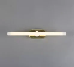 Applique de salle de bain, Valencia Single, laiton poli, L16cm, H8,5cm - Mullan Lighting