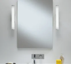 Applique de salle de bain, Dio LED, chrome, IP44, LED, 3000K, 320lm, L4cm, H40cm - Astro Lighting
