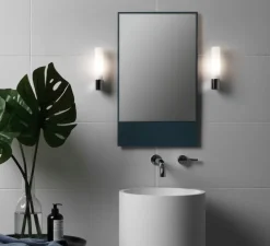 Applique de salle de bain, Bari, chrome poli, IP44, L4cm, H20cm - Astro Lighting