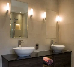 Applique de salle de bain, Bari, chrome poli, IP44, L4cm, H20cm - Astro Lighting