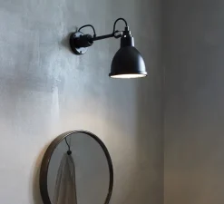 Applique de salle de bain, Lampe Gras N°304 Bathroom CLI, noir et noir, L14,6cm, H15cm - DCW