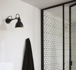 Applique de salle de bain, Lampe Gras N°304 Bathroom CLI, noir et noir, L14,6cm, H15cm - DCW