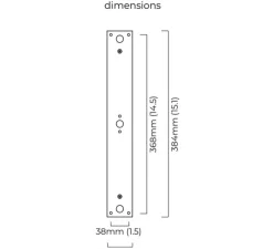 Applique de salle de bain, Hepworth, bronze et albâtre, IP44, LED, dim, 2700K, L10cm, H46cm - CTO lighting
