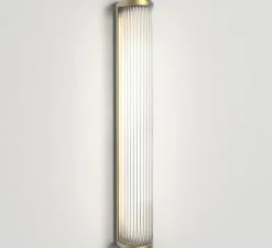 Applique de salle de bain, Versailles 600, or mat, IP44, LED, 3000K, 1078lm, Ø8cm, H61cm - Astro