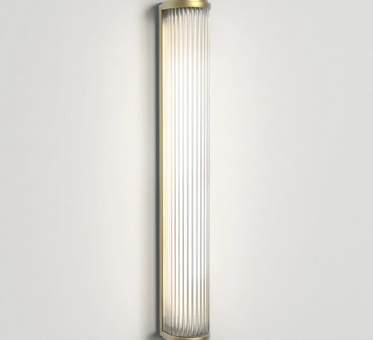 Applique de salle de bain, Versailles 600, or mat, IP44, LED, 3000K, 1078lm, Ø8cm, H61cm - Astro