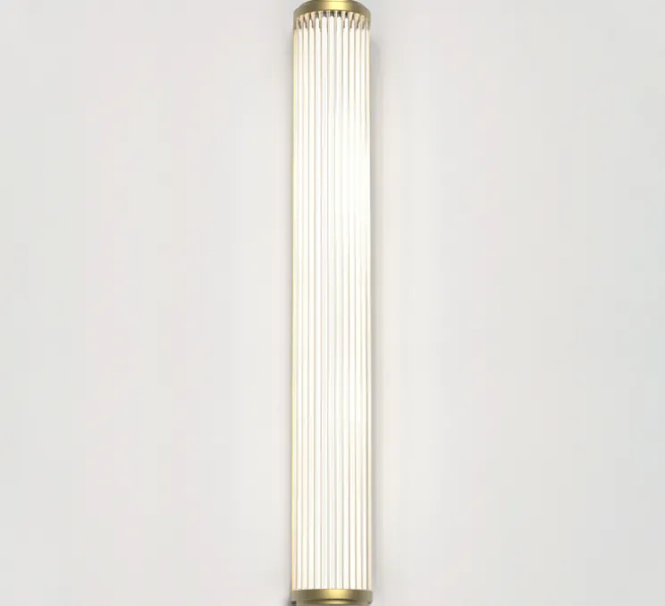 Applique de salle de bain, Versailles 600, or mat, IP44, LED, 3000K, 1078lm, Ø8cm, H61cm - Astro