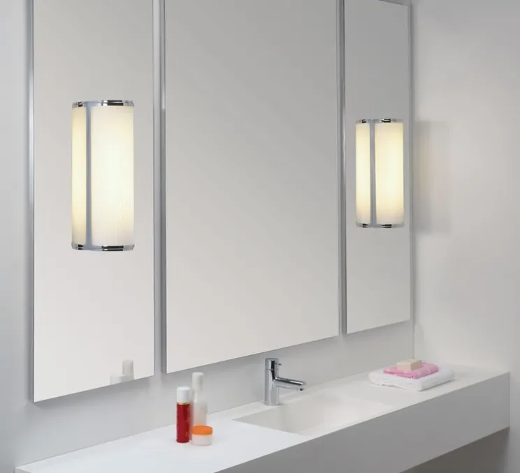 Applique de salle de bain, Monza Classic 250, chrome poli, IP44, L12,5cm, H25cm - Astro