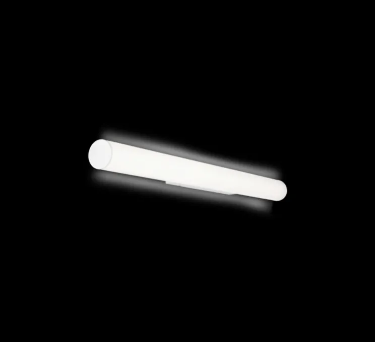 Applique de salle de bain, Mirba 2.0, blanc, IP44,LED, 2700K, 820lm, Ø4cm, H60,9cm - Wever&Ducré