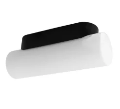 Applique de salle de bain, light.o.092, noir, LED, 3000K, 690 lm, L28cm, H10,7cm - Zangra