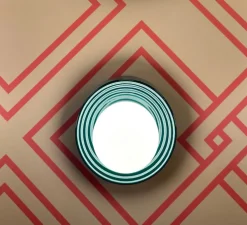 Applique de salle de bain, Alicia Petite, émeraude, IP44, L16cm, H16cm-Elements lighting