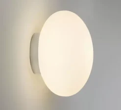 Applique de salle de bain, Zeppo, blanc, chrome, IP44, L15cm, H15cm - Astro