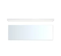 Applique de salle de bain, Box 150 N, blanc mat, IP44, LED, dim, 2700K, 13260 lm, L150cm, H5cm - Decor Walther