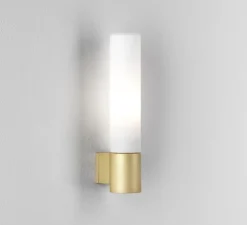 Applique de salle de bain, Bari, or mat, IP44, L4cm, H20cm - Astro Lighting