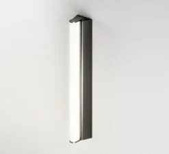 Applique de salle de bain, IP Metrop 325, graphite satiné, IP44, LED, 3000k, 300 lm, L32,5cm, H4,5cm - CVL