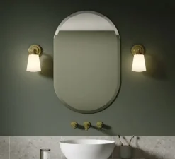 Applique de salle de bain, Anton, laiton poli, IP44, L11cm, H21,5cm - Astro