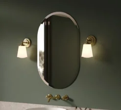 Applique de salle de bain, Anton, laiton poli, IP44, L11cm, H21,5cm - Astro