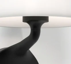 Applique de salle de bain, Millie, noir mat, blanc, IP44, L16cm, H27,6cm - Astro