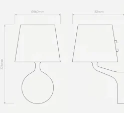 Applique de salle de bain, Millie, noir mat, blanc, IP44, L16cm, H27,6cm - Astro