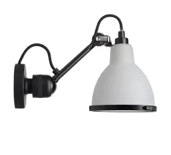 Applique de salle de bain, Lampe Gras N°304 Bathroom CLII, noir et blanc, L14,6cm, H15cm - DCW