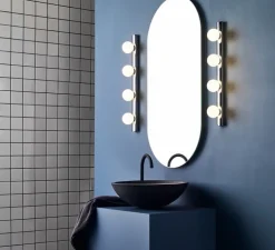 Applique de salle de bain, Cabaret 4 II, chrome poli, IP44, L55cm, H6,5cm - Astro