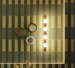 Applique de salle de bain, Cabaret 4 II, chrome poli, IP44, L55cm, H6,5cm - Astro