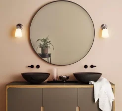 Applique de salle de bain, Anton, chrome poli, IP44, L11cm, H21,5cm - Astro