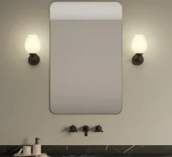 Applique de salle de bain, Liberty, noir mat, IP44, L12,4cm, H23,5cm - Astro