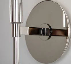 Applique de salle de bain, Amherst double, nickel poli, IP44, L33cm, H47,6cm - Hudson Valley Lighting