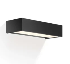 Applique de salle de bain, Box 25 N, noir mat, IP44, LED, dim, 2700K, 2646 lm, L25cm, H5cm - Decor Walther